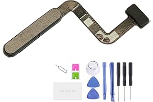 MFLDSFLHM Galaxy A32 5G Replacement Power Button,A326u Fingerprint Sensor Home Button Flex Cable Replacement Parts for Samsung Galaxy a32 (5G) A326u A326 6.5 Inches (Black)