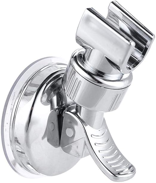 Home Improvement Shower Head Handset Holder Chrome Bathroom Wall Mount Adjustable Suction