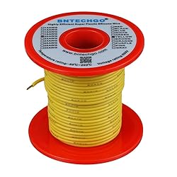 BNTECHGO 20 Gauge Silicone wire spool 100 ft Yellow