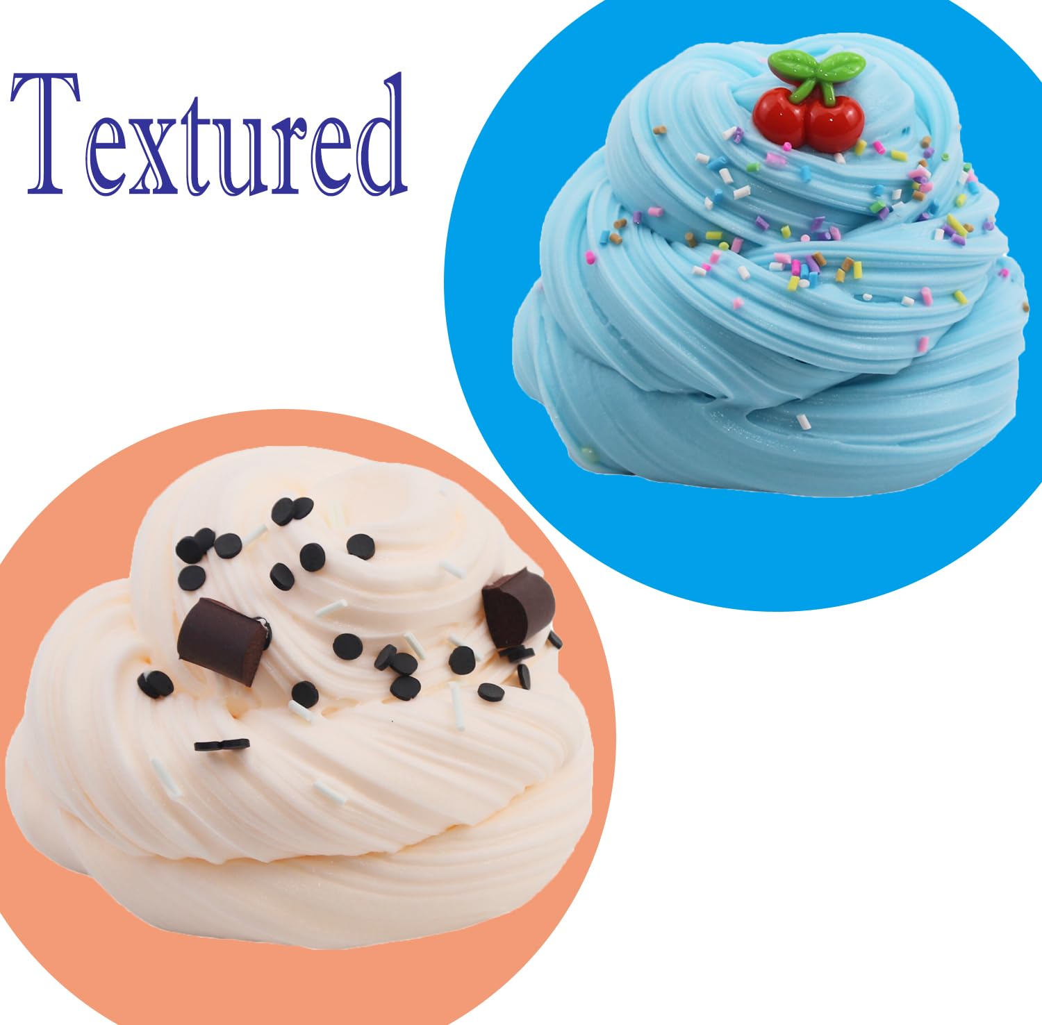 Butter Slime Kit 11 Pack Party Favors for Kids, Colorful Stress Relief Toy for Girls Boys, Easter Filling Stuffers, Christmas Stocking Stuffers