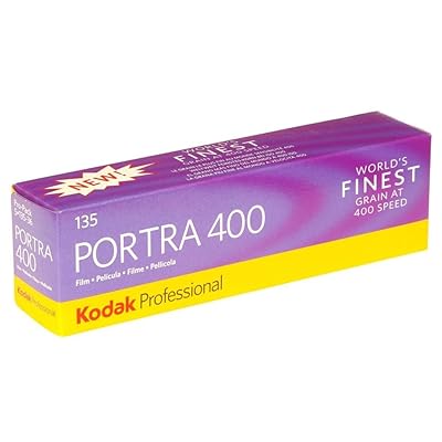 Kodak Portra 400 Professional ISO 400, 35mm, 36 Exposures, Color Negative Film (5 Roll per Pack) 2 Pack