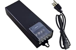 110 Volt AC to 12 Volt 12V DC 5 Amp 5A 4-Channel Power Supply for CCTV Cameras