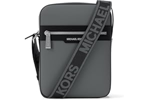 Michael Kors Malone Flight Bag, Silver-Tone