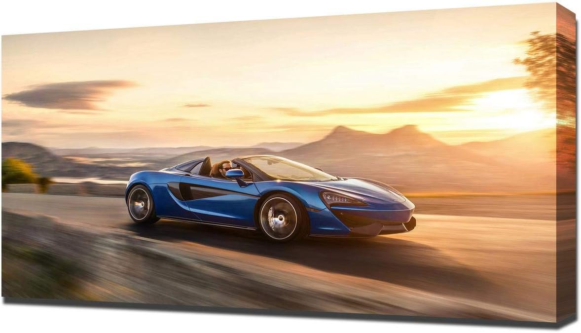 2018 McLaren 570S Spider V1 - Canvas Art Print - Wall Art - Canvas Wrap