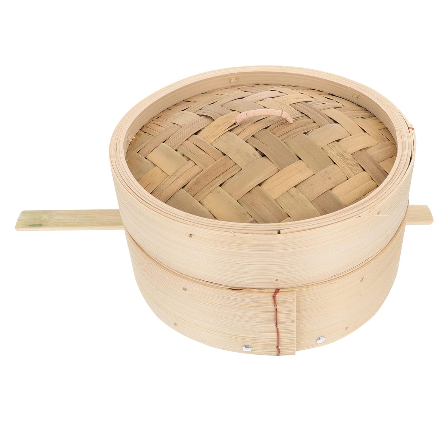 UPKOCH Bamboo Steamer Basket with Lid hinese Steam Basket Dumpling