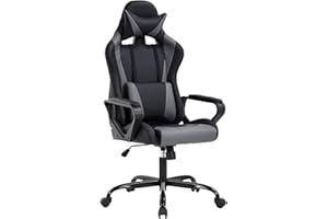 BESTOFFICE PC Gaming Chair Ergonomic Office Chair Cheap Desk Chair Executive Task Computer Chair Back Support Modern Executive Adjustable Arms Rolling Swivel Chair for Women, Men