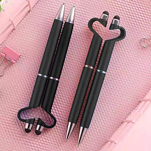 Stylo Tactile Tablette stylos à Bille écran Tactile stylot Tactile Support téléphone stylos à Bille Multifonction 3en1 Type Retractable