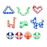 SouthStar Twist Puzzle Toys, Cube de Serpent Magique de 15 Paquets, Mini Cubes d