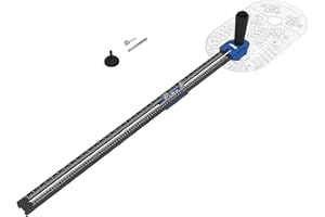 Kreg Trim Router Circle Guide - Single Grip Handle for Stability - for 3-1/2" to 52" Diameter Circles - Compatible with Most 