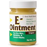 Vitamin E Moisturizing Cream, 2 oz | Vitamin E, Wheat Germ Oil, Aloe Vera Oil for Scars, Fine Lines &amp; Wrinkles
