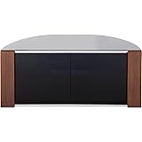 Sonorous TRD100 Meuble TV d'angle Noir et Noyer 100 cm ...