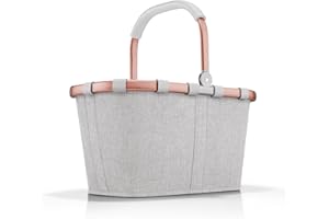 reisenthel carrybag twist sky rose - Sturdy shopping basket with plenty of storage space and practical inner pocket - Elegant and water-repellent design