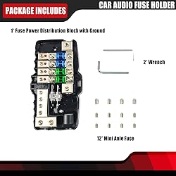 4-Way Multi-functional Car Audio Stereo ANL Fuse