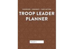 Troop Leader Planner: The Ultimate Organizer For Brownie & Multi-Level Troops, Undated (Minimalist, Badges)
