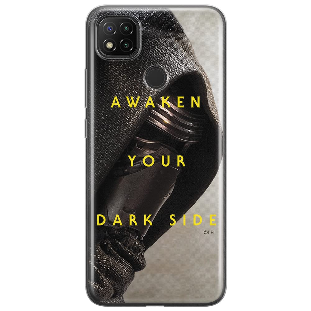 ERT GROUP mobile phone case for Xiaomi REDMI 9C original and officially Licensed Star Wars pattern Kylo Ren 003 optimally adapted to the shape of the mobile phone, case made of TPU