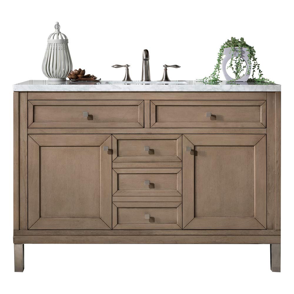 James Martin Chicago 48 in. Single Bathroom Vanity Beige eBay