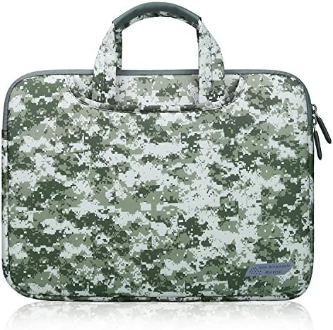 15.6 Inch Laptop Sleeve Bag for Acer Aspire/Predator, Toshiba, Dell Inspiron 15, ASUS P-Series, HP Pavilion, Lenovo, MSI GL62M, Chromebook Notebook Pouch Carrying Case, Army Green