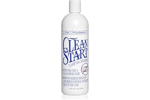 Chris Christensen Clean Start Clarifying Dog Shampoo - Pro-Vitamin Formula That Won’t Strip The Coat! Removes Product Build-up, Waxes, Oil and Dirt (16 Ounces)