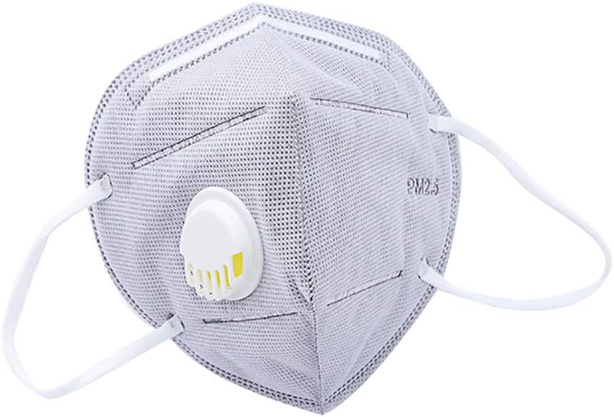 Disposable Dust Mask with Exhalation Valve Air Filter Personal Protective 5/10 Pack
