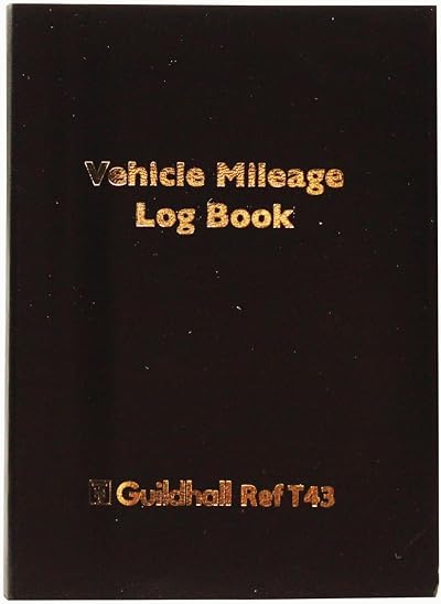 Exacompta Guildhall Vehicle Mileage Log Book T43Z 60 Pages 149x104mm