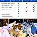 Pet Dog Deshedding Brush Massage Tools Gloves，Cat Grooming Glove Hair Removal Shedding Puppy Hair Remover Mitt for Horses,Rabbits Long and Short Fur -1 Pair