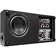 Earthquake Sound CP8 Couch Potato - 300W Peak Powered 8-Inch Slim Home Theater Subwoofer with Down-Firing Bass Reflex Enclosure Design (Black Laminate, Single)