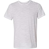 Bella Canvas Product of Brand Unisex Poly-Cotton Short-Sleeve T-Shirt - White SLUB - XL - (Instant Savings of 5% & More)