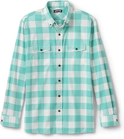 lands end tailored fit flannel