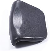 TXYFYP Black PU Leather Bath Pillow Waterproof Anti Slip Suction Cups Spa Neck view 6