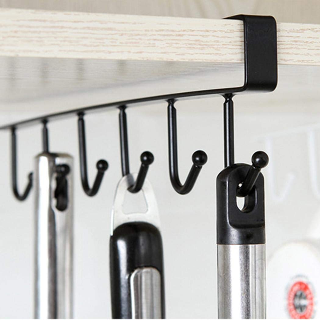 UpBeauty New Iron Multi-Function Kitchen Cabinet Organized Hook Utility Hooks