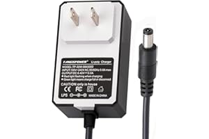 8.4V Charger 3A Power Adapter Li-ion Battery Charger Cord with LED Indicator 2.1x5.5mm Interface Suitable for 7.2V 7.4V 8.4 V