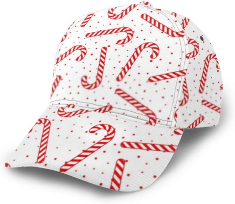 LWZHG Baseball Cap Candy Canes Simple Adjustable Unisex