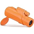 Starscope 10x42 Monocular for Adults - High Power HD Mini Telescope Monoculars Birdwatching Hunting Hiking Wildlife Viewing | BAK4 Prism Scope, FMC Lens, Wide Field of View (Orange)