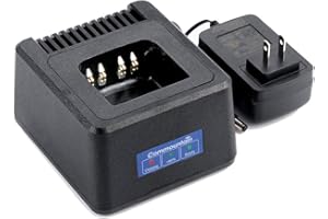 Commountain Rapid Charger for Motorola Radios XPR 7550e XPR7550 XPR7350e XPR6350 XPR6550 XPR7350 XPR7380e XPR7580e XPR3300 XPR3500 XPR3300e XPR3500e APX 4000 APX3000 etc, Temperature Management