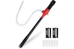 GEXIHODIE Portable Electric Siphon Pump for Gas and Diesel, Battery Operated Fuel Transfer Pump, 3.5GPM Flow, Oil Extractor 1/2" Discharge Tube, 24" Long- Ideal Gasoline Transfer Pump