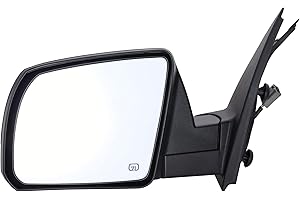 ZAPOSTS ZPOASTS Towing Mirror Replacement Fit for 07-16 TOYOTA TUNDRA Powered,W/Heated,Black LEFT SIDE