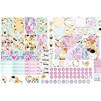 But First Coffee weekly planner sticker kit. Choose you planner style from Happy Planner Standard or Erin Condren Vertical. 5 sheets on matte sticker paper. Just peel and stick.