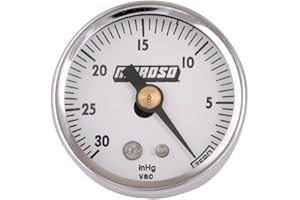 Moroso 89610 1.5" Diameter Vacuum Gauge