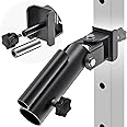 SELEWARE T Bar Row Landmine Attachment for 2" x 2" and 3" x 3" Power Rack, V Bar Row Landmine Handle Attachment for Barbell Bar, Power Cage Landmine Attachment for Olympic Bars Strength Training Bars