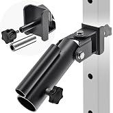 SELEWARE T Bar Row Landmine Attachment Belt Squat Attachment for Power Cage | Heavy Duty Powder Coated Steel Structure Support up to 600 lbs, Power Rack Attachment Fits 1"/2" Barbells &amp; Weight Plates
