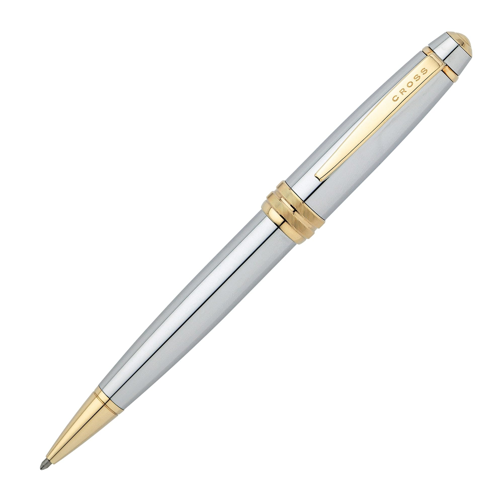 A. T. Cross Company Executive Styled Ballpoint Pen, Bailey Chrome (CROAT0452S6)