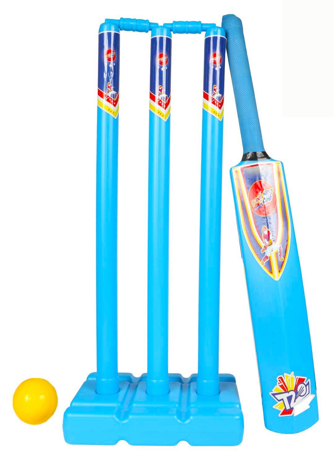 of Toys Bat Ball Cricket Set for Kids Boys Children (Blue