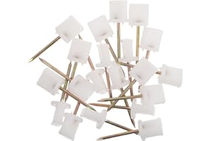 FOYTOKI 24pcs Archery Target Pins Metal Nails for Outdoor Shooting Paper Foam Target Fixing Archery Secure