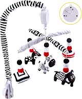 teytoy Black & White Mobile Baby Crib Toy with Wind-Up Music view 7