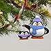 Hallmark 1995QX9405 Tea Time! #2 (Set of 2) Penguin Keepsake Christmas Ornaments