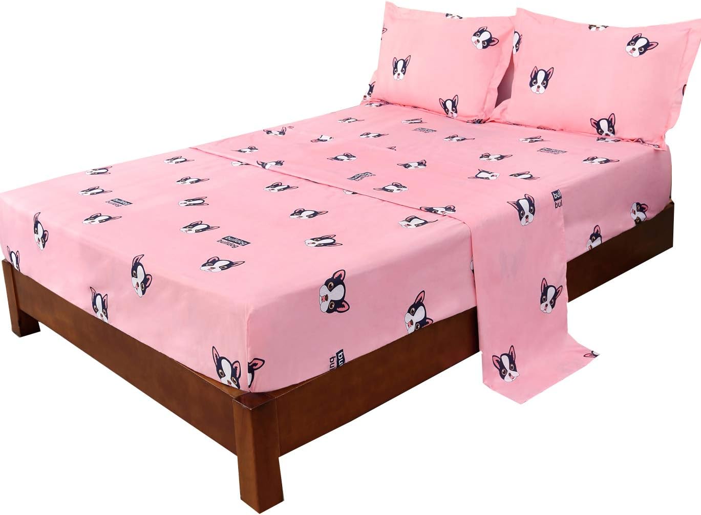 pink baby shark bedding