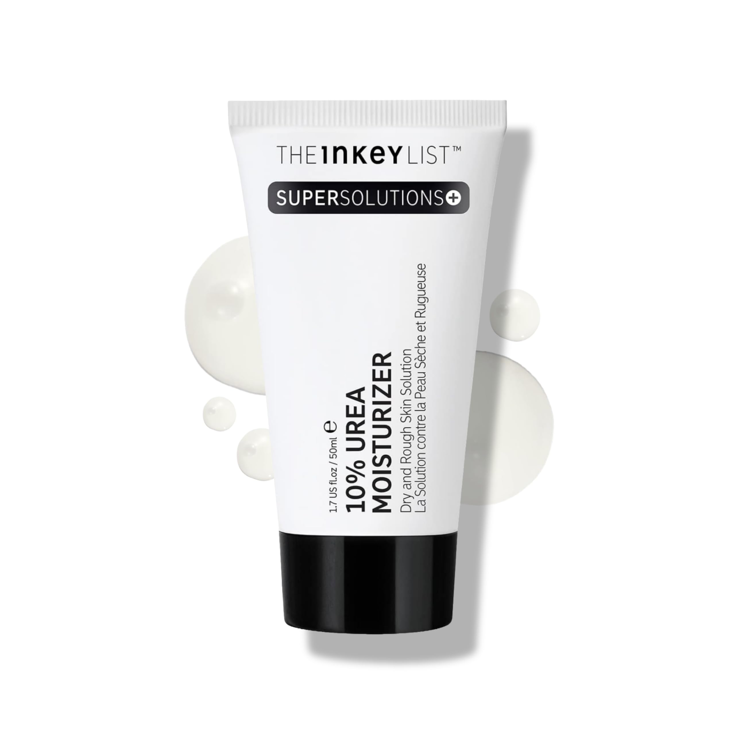 The Inkey List Urea 10% Moisturiser 50ml, Supersolutions, Targets Severe Dryness, Fragrance-free, Suitable for Very Dry Skin