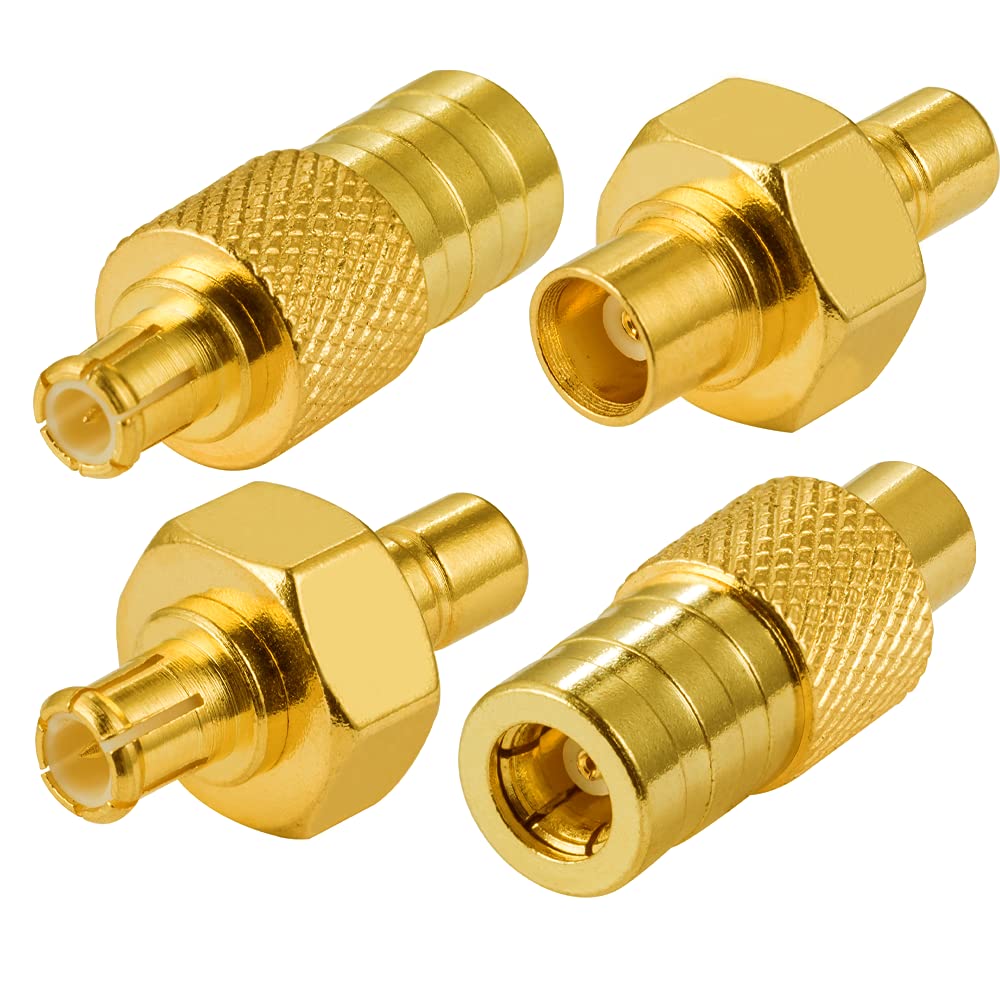 Vecys SMB to MCX adapter 4 kit DAB Car Radio Antenna adapter MCX Adapter for DAB+ Antenna Car Radio FM AM 4G WLAN RF Coax Cable