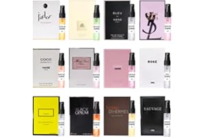 Vrears Women's Designer Perfume Samples for Women Mini de mujer Gift Set Spray Perfumes Travel Size Long Lasting Fragrance (5ML/12PCS)