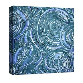 Canvas Wall Art Abstract Oil Painting Features Painting Artwork for Home Decor Framed - 12x12 inches